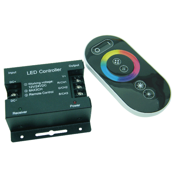 Контроллер для светодиодных лент FL-FPC Controller RGB RF Sensor